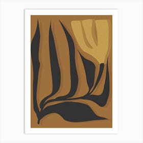 Tiger Leaf Art Print