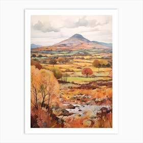 Autumn National Park Painting Killarney National Park Ireland 3 Art Print