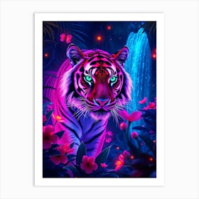 Tiger In The Jungle Art Print