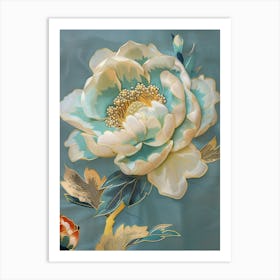 Peony Painting 4 Art Print