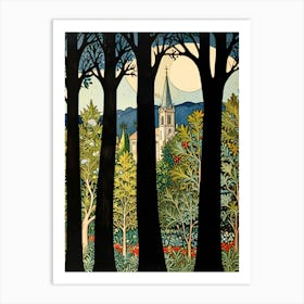 William Morris Church In The Woods Art Print