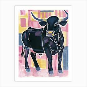 Bull Illustration 4 Art Print