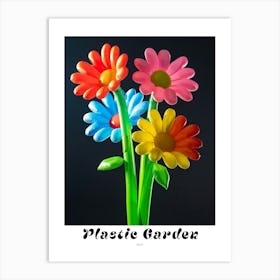 Bright Inflatable Flowers Poster Daisy 3 Art Print