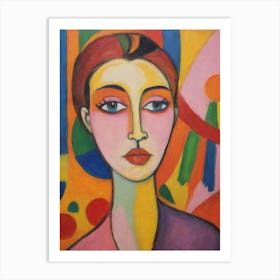 Portrait Of A Woman 33 Art Print