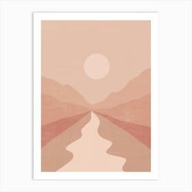 River In The Desert Art Print