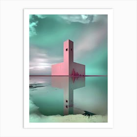 Pink Tower 2 Art Print