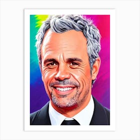 Mark Ruffalo Pop Movies Art Movies Art Print