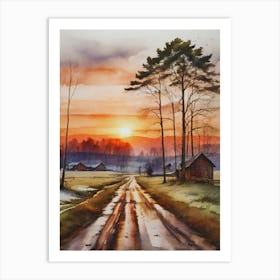 Country Road.4 Art Print