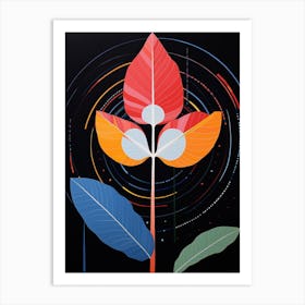 Bird Of Paradise 3 Hilma Af Klint Inspired Flower Illustration Art Print