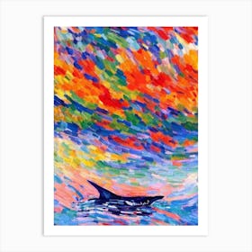Basking Shark Matisse Inspired Art Print