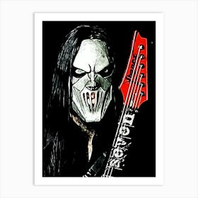 Mick Thomson slipknot metal band 2 Art Print