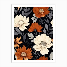 Floral Pattern 42 Art Print