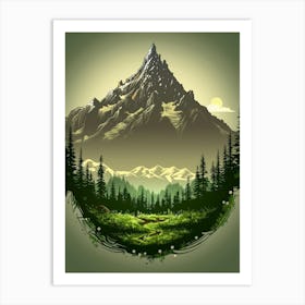 Mountain Landscape 25 Art Print