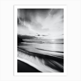 Black And White Sunset 1 Art Print