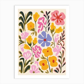 Flowers In Bloom 1 Art Print