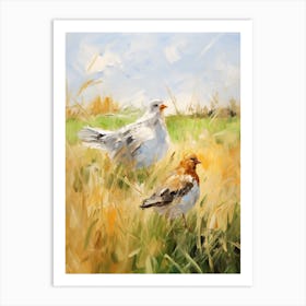 Bird Painting Pigeon 4 Art Print