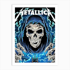 Metallica band music Art Print