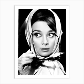 Audrey Hepburn Vintage Art Print