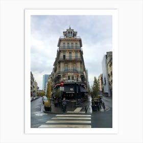 Street Scene in Brussels, Belgium Art Print