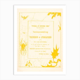 Invitation With Spin (In Or Before 189), Theo Van Hoytema Art Print