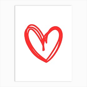 Heart Icon Vector Illustration Art Print