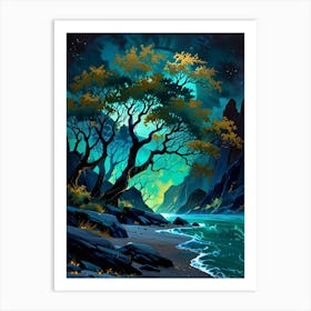 Hawaiian Landscape Art Print