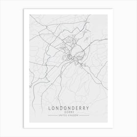 London City Map Art Print