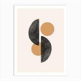 Balance Contemporary Shapes Art Print