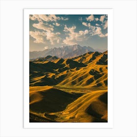 Zhangye National Park China Vintage Poster Art Print