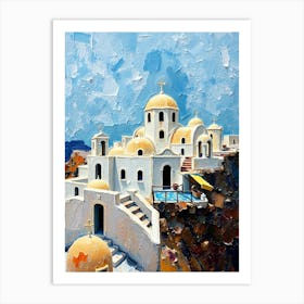 Santorini 3 Art Print