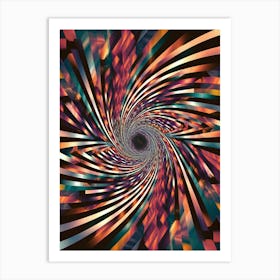 Psychedelic Vortex Art Print