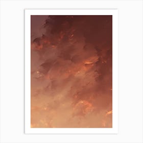 Fire In The Sky Art Print