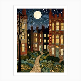 Night In London Art Print