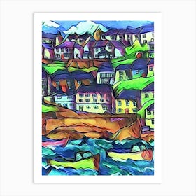 Harbour Scene 1 Art Print