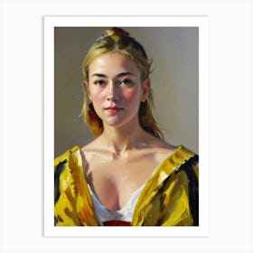 Portrait Of A Young Woman 23 Art Print