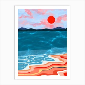 Coastal Hues Art Print