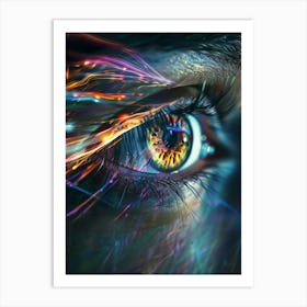 Eye Of The Future 3 Art Print