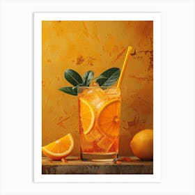 Orange Iced Tea 5 Art Print