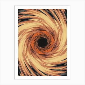 Science Fiction Blackhole Twist Art Print