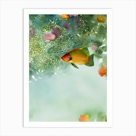 Coral Reef Fish Storybook Watercolour Art Print