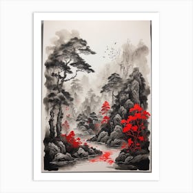 Asian Landscape 4 Art Print