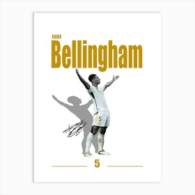 Jude Bellingham Minimalist Art Print