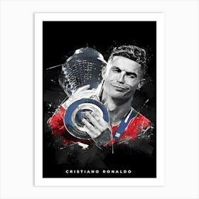 Cristiano Ronaldo Portugal Art Print