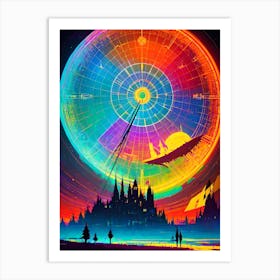 Twilight Tower Art Print