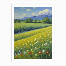 Blooming Meadow Art Print