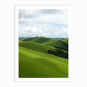 Green Hills - Green Hills Stock Videos & Royalty-Free Footage 1 Art Print