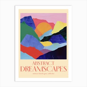 Abstract Dreamscapes Landscape Collection 78 Art Print