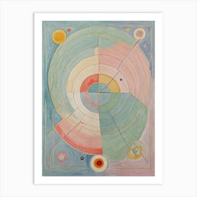 Pastel Geometry no2 Art Print