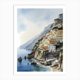 Summer In Positano Painting (10) 1 Art Print