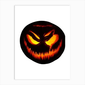 Jack O Lantern 1 Art Print